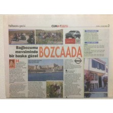 Gökçe Koleksiyon Hürriyet Gazetesi Cuma Eki 12 Eylül 2003 - Bağbozumu Mevsiminde Bozcaada  GZ32942