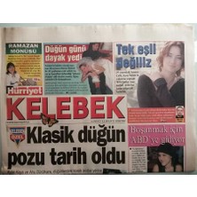 Gökçe Koleksiyon Hürriyet Gazetesi Kelebek Eki 18 Ekim 2004 Mehmet Ali Erbilden Sayan ve Arto Eleştirisi -GZ44581