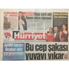 Gökçe Koleksiyon Hürriyet Gazetesi 13 Mayıs 2005 - Kadir Inanır ve Fatma Girik Yıllar Sonra Aynı Sette    GZ47021