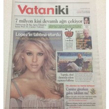 Gökçe Koleksiyon Vatan Gazetesi Iki Eki 2 Mayıs 2006 - Lopezin Tahtına Oturdu     GZ47282