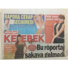 Gökçe Koleksiyon Hürriyet Gazetesi Kelebek  Eki 8 Aralık 2005 - Deniz Seki Ben Çocuk Istedim O Yüzden Ayrıldık    GZ47063