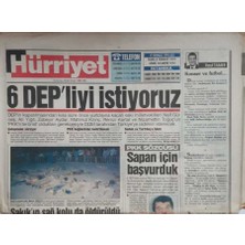 Gökçe Koleksiyon Hürriyet Gazetesi 19 Temmuz 1994-NECMETTIN Cevheriben Kimseyi Sırtından Hançerlemem    GZ45632