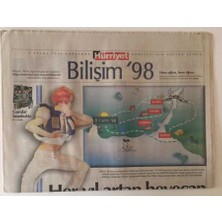 Gökçe Koleksiyon Hürriyet Gazetesi Bilişim 98 Eki 2 Eylül 1998 - Her Yıl Artan Heyecan   GZ31387