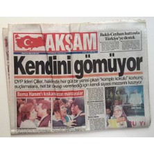 Gökçe Koleksiyon Akşam Gazetesi 2 Haziran 1996 - Bakü - Ceyhan Hattında Türkiyeye Destek GZ6579