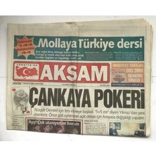 Gökçe Koleksiyon Akşam Gazetesi  22 Şubat 2000 - Çankaya Pokeri      GZ5983