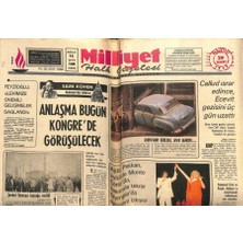 Gökçe Koleksiyon Milliyet Gazetesi 29 Mart 1976 - Doğanşehirde Halk Polisle Çatıştı   GZ59838