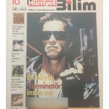 Gökçe Koleksiyon Hürriyet Gazetesi Bilim Eki 10 Ağustos 2002 - En Büyük Terminatör Insan Mı?   GZ38565