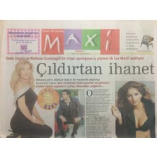 Gökçe Koleksiyon Posta Gazetesi Maxi Eki 26 Kasım 1997 - Seda Sayan ve Mahsun Kırmızıgülün Olaylı Ayrılığının Iç Yüzü Çıldırtan Ihanet   GZ38601