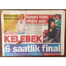 Gökçe Koleksiyon Hürriyet Gazetesi Kelebek Eki 4 Nisan 2005  - Serdar Ortaçın Kumara Tövbe Ettiği Gece GZ6670
