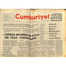 Gökçe Koleksiyon Cumhuriyet Gazetesi 5 Ocak 1976 - Amerikada Paralı Asker Toplama Şirketi Kuruldu GZ69858