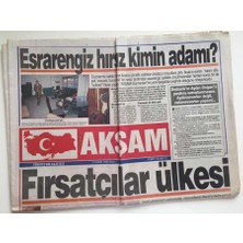 Gökçe Koleksiyon Akşam Gazetesi 31 Ekim 1995 - Yeni Seçim Kanunundaki Güzellikler  GZ6282