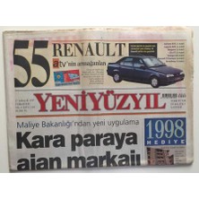 Gökçe Koleksiyon Yeniyüzyıl Gazetesi 27 Aralık 1997 - Kara Parada Ajan Dönemi GZ6553