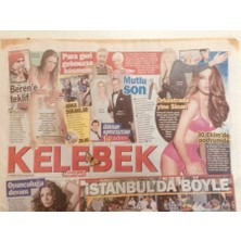 Gökçe Koleksiyon Hürriyet Gazetesi Kelebek Eki 11 Ekim 2010 - Özge Ulusoy,istanbulda Öyle Pariste Böyle  GZ40115