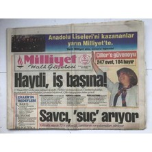Gökçe Koleksiyon Milliyet Halk Gazetesi  6 Temmuz 1993 - Denktaş Görüşmeden Çekildi      GZ7088