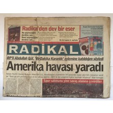 Gökçe Koleksiyon Radikal Gazetesi 20 Şubat 1997 - Bagheri  Türk Hükümeti Kalmam Için Yalvardı   GZ5479