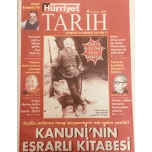 Gökçe Koleksiyon Hürriyet Gazetesi Tarih Eki 18 Aralık 2002 - Kanuninin Esrarlı Kitabesi   GZ40020