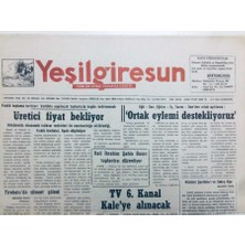 Gökçe Koleksiyon Yeşil Giresun Gazetesi 20 Temmuz 1994 - Tireboluda Sünnet Şöleni   GZ41114
