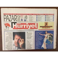 Gökçe Koleksiyon Hürriyet Pazar Gazetesi  7 Ocak 2001 - Sofralardaki Türkiye- Avrupa Ilişkisi GZ6967