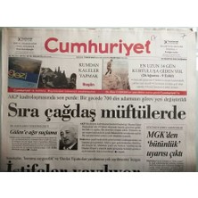 Gökçe Koleksiyon Cumhuriyet Gazetesi 24 Ağustos 2005 Ankarada Kolera Salgını 120 Kişiye Teşhis Konuldu  -GZ44246