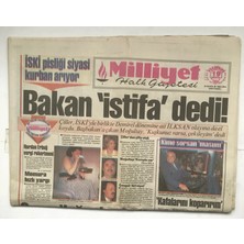 Gökçe Koleksiyon Milliyet Halk Gazetesi 19 Ağustos 1993 - Bakan  Istifa  Dedi !   GZ5867