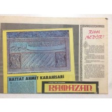 Gökçe Koleksiyon Tercüman Gazetesi Ramazan Eki 4 Eylül 1976 - Ruh Nedir?   GZ50281