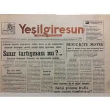 Gökçe Koleksiyon Yeşil Giresun Gazetesi 27 Ağustos 1994 - 33.şehit Tireboludan  GZ41167