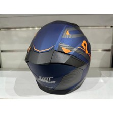 MTS Kask Mts Pro 910 Güneş Gözlüklü Mavi/turuncu