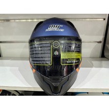 MTS Kask Mts Pro 910 Güneş Gözlüklü Mavi/turuncu