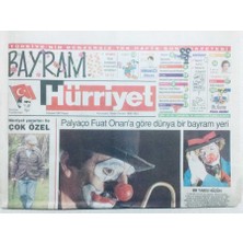 Gökçe Koleksiyon Hürriyet Gazetesi Bayram Eki 9 Şubat 1997 - Palyaçoya Hergün Bayram   GZ42742