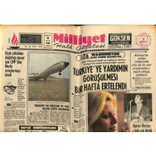 Gökçe Koleksiyon Milliyet Halk Gazetesi 8 Şubat 1976 - Enrico Macias   Ajda Pekkan Çok Büyük Şarkıcı  GZ70533