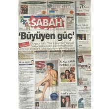 Gökçe Koleksiyon Sabah  Pazar Gazetesi 23 Kasım 1997- Sibel Canın Hamam Sefası    GZ45353