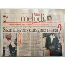 Gökçe Koleksiyon Sabah Gazetesi Alışveriş Eki 19 Eylül 1998 Şıklığın Sembolü Kravat -GZ44040