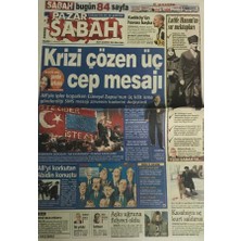 Gökçe Koleksiyon Sabah Pazar Gazetesi 19 Aralık 2004-ABYI Korkutan Abidin Konuştu GZ45380