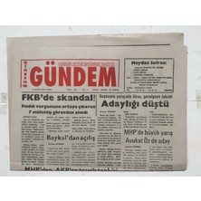 Gökçe Koleksiyon Giresun Gündem Gazetesi 16 Mayıs 2003 - Giresunda Turizm Hazırlığı    GZ3900