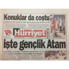 Gökçe Koleksiyon Hürriyet Gazetesi  20 Mayıs 2000 - Işte Gençlik Atam    GZ52069