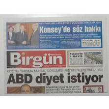 Gökçe Koleksiyon Birgün Gazetesi 28 Nisan 2004 - Abd Diyet Istiyor    GZ53034
