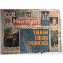 Gökçe Koleksiyon Hürriyet Gazetesi Tatil Eki 23 Temmuz 1994  - Yelkencilerimiz Doğaya Meydan Okuyor    GZ39036