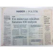 Gökçe Koleksiyon Ateş Gazetesi Haber Politik - 2 Eylül 1996 - Uzaydan Bakınca Halimiz   GZ41919