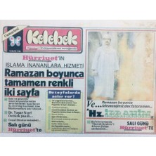 Gökçe Koleksiyon Hürriyet Gazetesi Kelebek Eki 18 Mayıs 1985 - Siz Boyayın  GZ41997