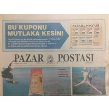 Gökçe Koleksiyon Posta Gazetesi Pazar Postası Eki 12 Eylül 1994 - 1.dünya Hava Oyunları Başlıyor   GZ40583