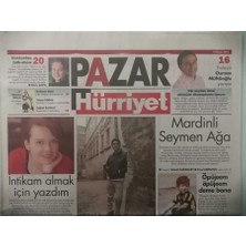 Gökçe Koleksiyon Hürriyet Pazar Gazetesi 6 Nisan 2003 O Da Çukurovanın Reha Muhtarı -GZ37503