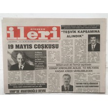 Gökçe Koleksiyon Giresun Ileri Gazetesi 19 Mayıs 2003 - 19 Mayıs Coşkusu  GZ3893