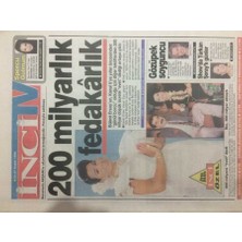 Gökçe Koleksiyon Akşam Gazetesi Inci Eki 21 Aralık 1996 - Bülent Ersoy ve 200 Milyarlık Fedakarlık     GZ50764