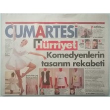 Gökçe Koleksiyon Hürriyet Cumartesi Gazetesi 24 Mayıs 2003 Komedyenlerin Tasarım Rekabeti -GZ37517