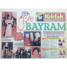 Gökçe Koleksiyon Hürriyet Gazetesi Kelebek Eki 17 Eylül 1983 - Işte Bayram  GZ42010