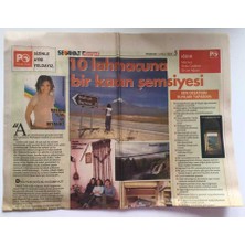 Gökçe Koleksiyon Hürriyet Gazetesi Seyahat Eki 16 Ekim 2003 - Iğdır  10 Lahmacuna Bir Kadın Şemsiyesi   GZ39116