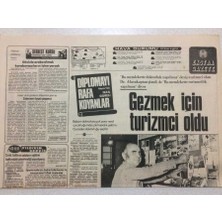 Gökçe Koleksiyon Hürriyet Gazetesi Ekstra Gazete Eki  13 Ocak 1979 - Dr Alacakaptan Turizmci Oldu   GZ51995
