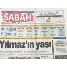 Gökçe Koleksiyon Sabah Gazetesi 14 Eylül 1997-  Mesut Yılmazın Yası GZ36500