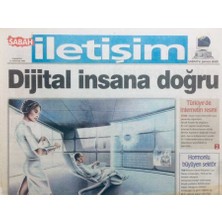 Gökçe Koleksiyon Sabah Gazetesi Iletişim Eki 12 Ağustos 2000 - Dijital Insana Doğru   GZ41843
