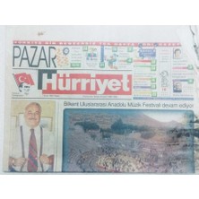 Gökçe Koleksiyon Hürriyet  Gazetesi Pazar  Eki 7 Eylül 1997 - Seyahat Sever Orkestra  GZ40434